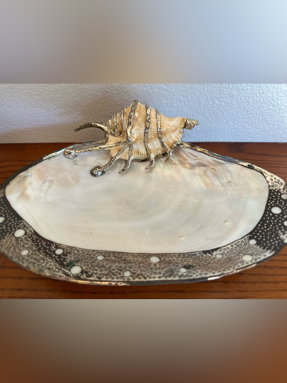 Mother of Pearl Shell Trinket Dish